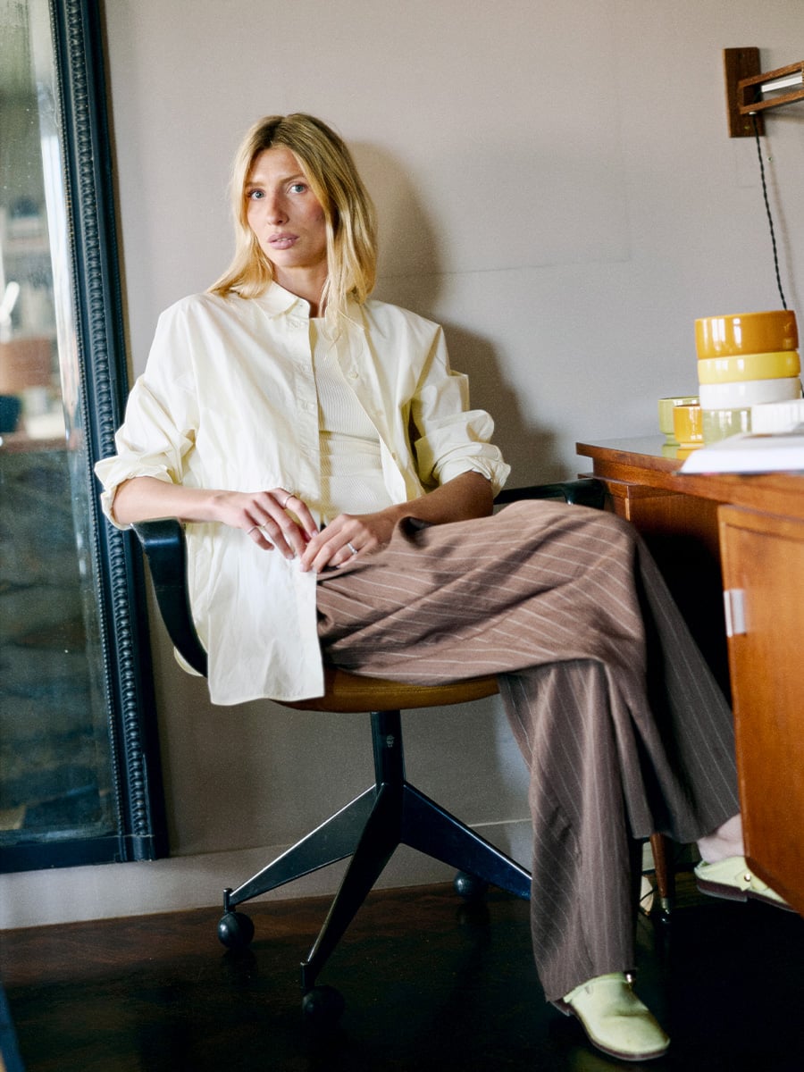 Photo of Fanny Lamblin at her desk